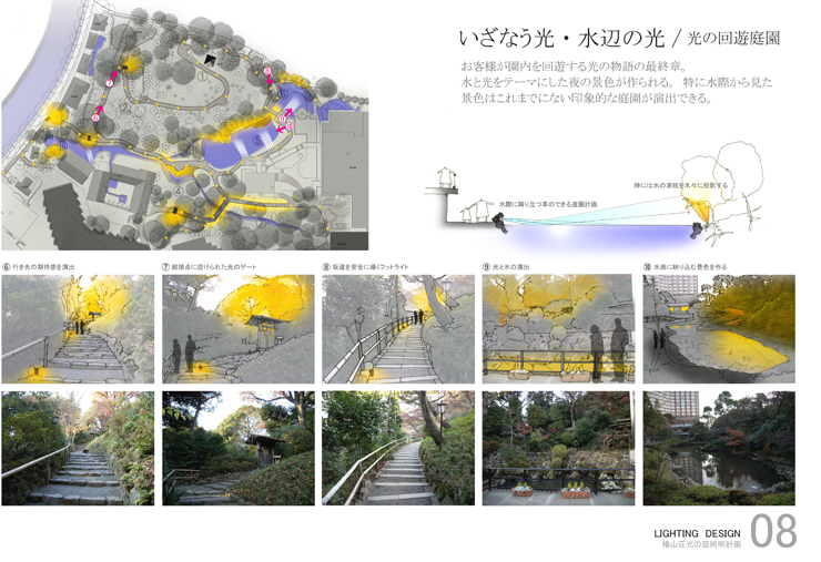 椿山荘庭園照明計画　プロポーザル